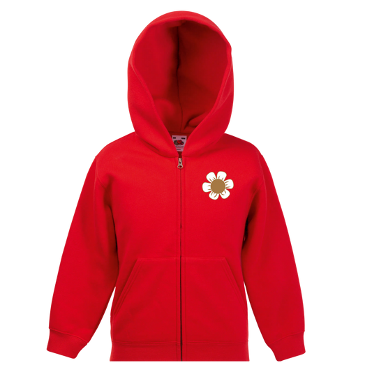 Sudadera infantil Margarita II con cremallera - Colección Soft Details