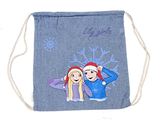 Drawstring bad "Lily and Willy mandala"