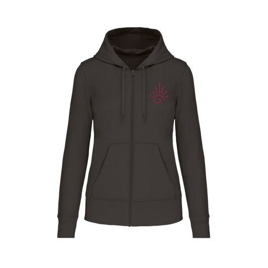 Sudadera con cremallera - mujer- Motivo surf
