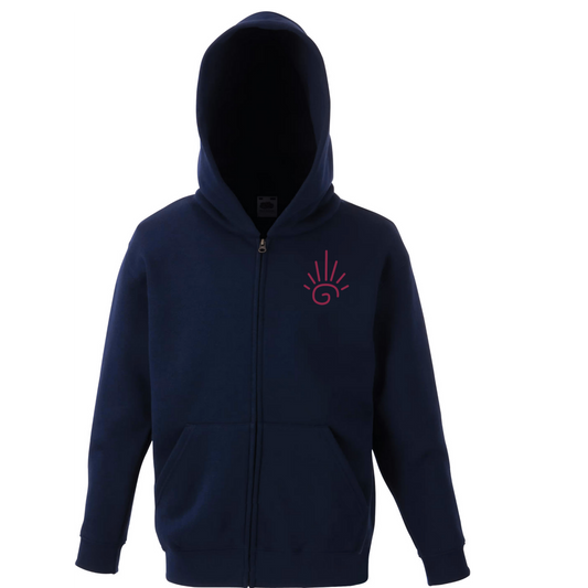 Sudadera infantil Surf motif con cremallera - Colección Soft Details