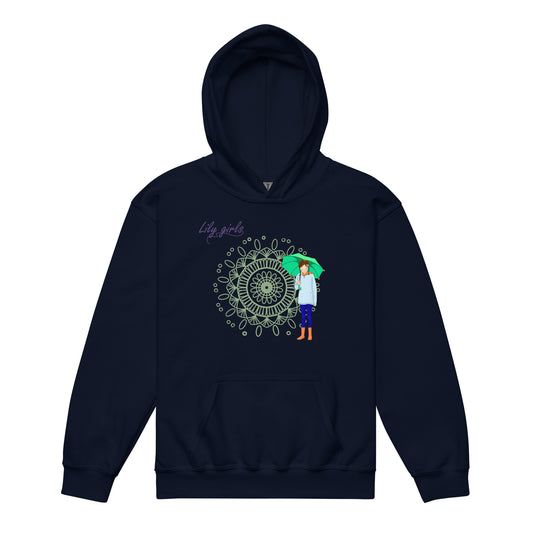 Kids hoodie Bel mandala - navy