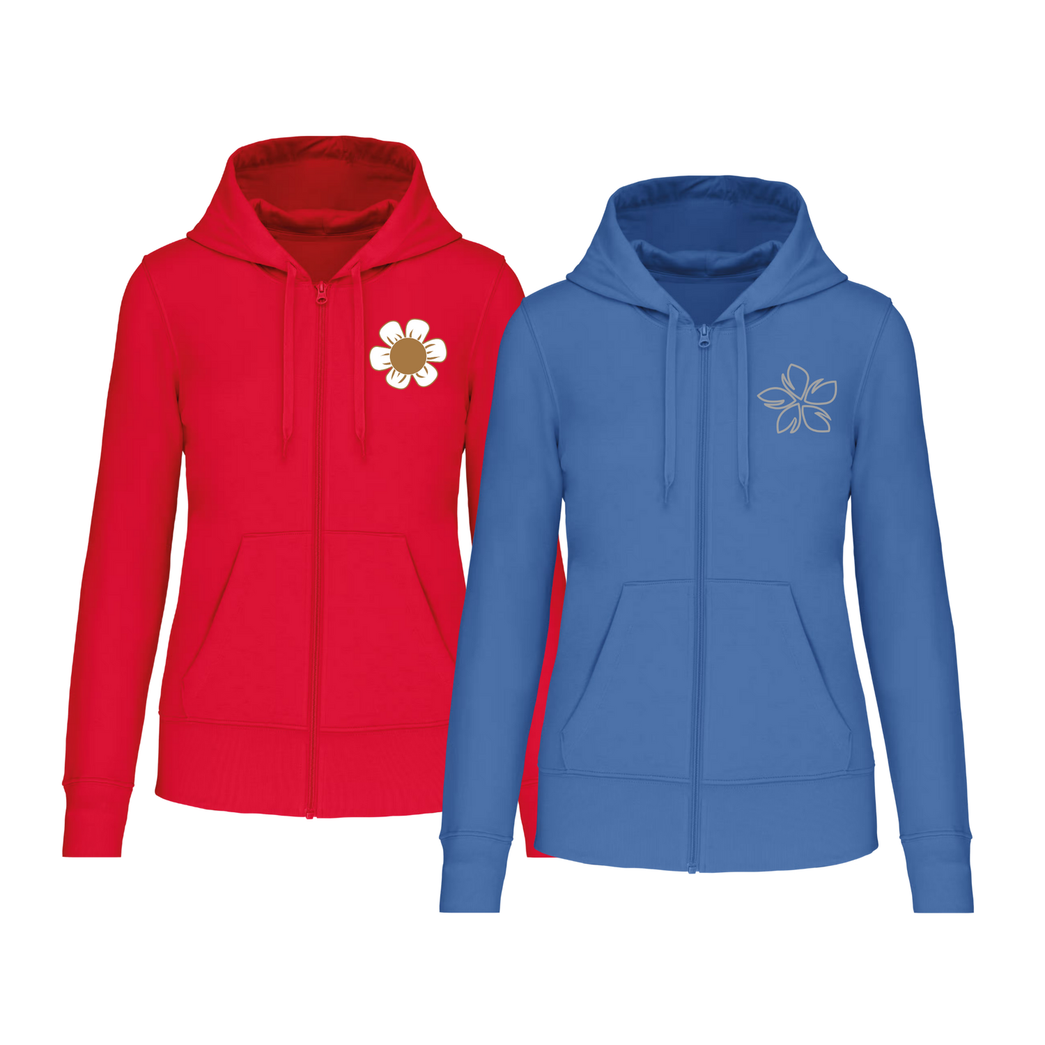 Sudaderas de mujer con cremallera colección Soft Details