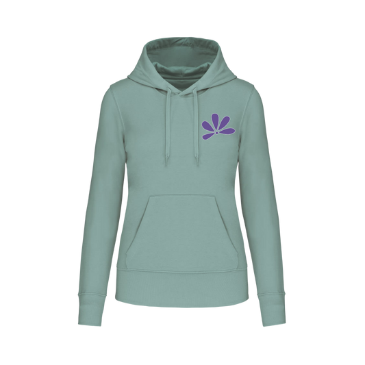 Sudadera con bolsillo - mujer- Media flor