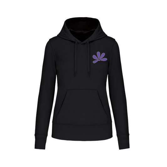 Sudadera con bolsillo - mujer- Media flor