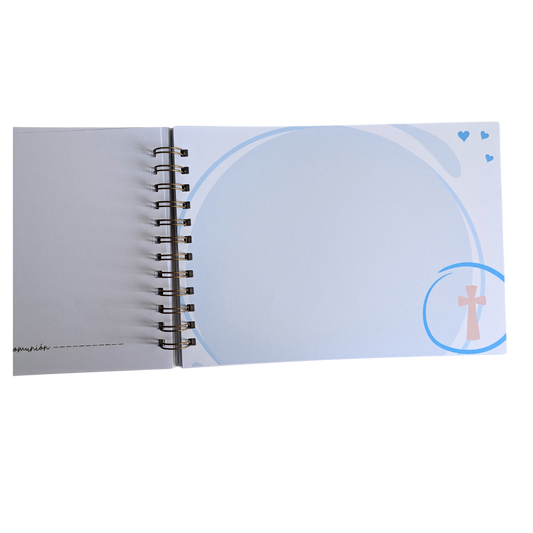 Cuaderno de firmas de Comunión - Modelo niño Marc