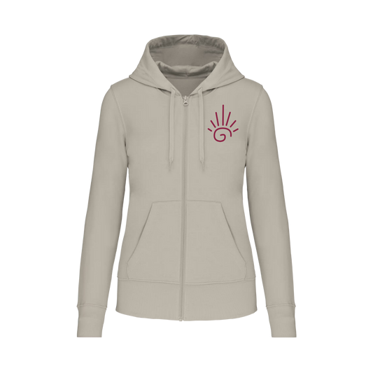 Sudadera con cremallera - mujer- Motivo surf