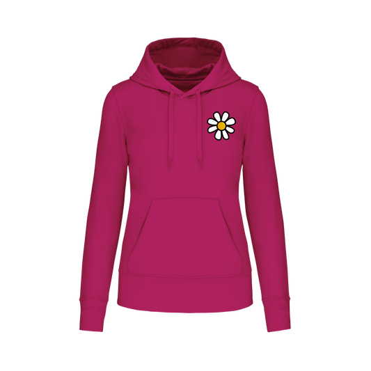 Sudadera con bolsillo - mujer- Margarita clásica