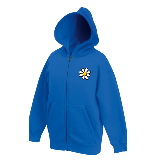 Sudadera infantil Margarita clásica con cremallera - Colección Soft Details