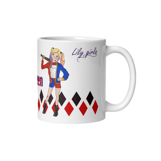 Taza de Halloween "Harley Quinn"