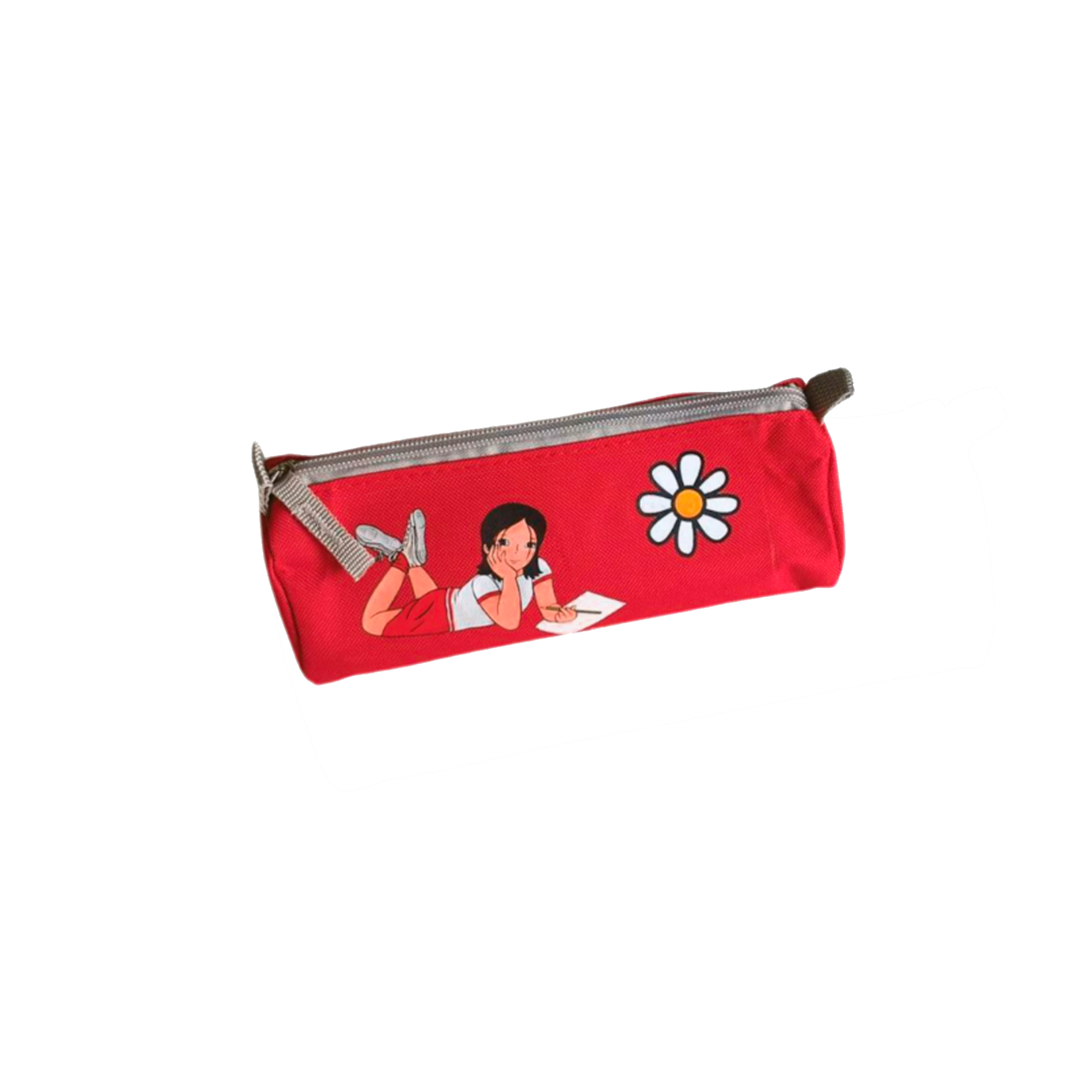 Colección de estuches escolares Lily Girls. Estuches con ilustraciones de los personajes y diseño floral en colores pastel. Productos de papelería bonitos y dulces.